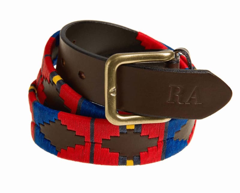 Discount The Rifles Leather Polo Belt