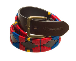 THE ROYAL ARTILLERY LEATHER POLO BELT