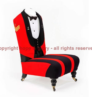 The Royal Corps Of Signals Sergeants Mess Dress Chair