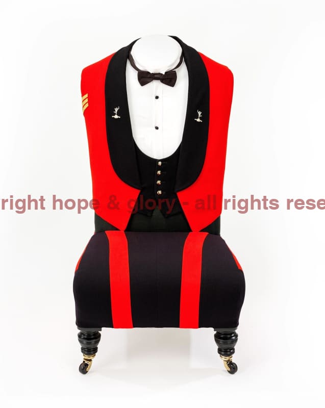 The Royal Corps Of Signals Sergeants Mess Dress Chair