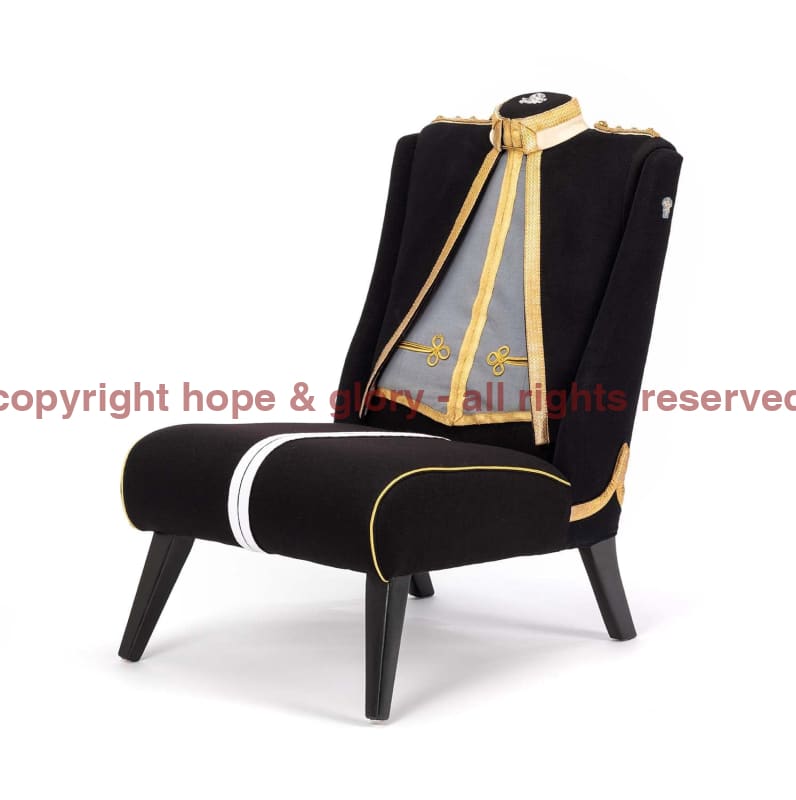 THE ROYAL LANCERS MESS DRESS CHAIR