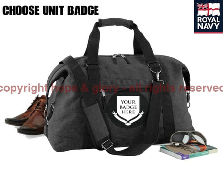 The Royal Navy Units Vintage Canvas Satchel Bags & Satchels