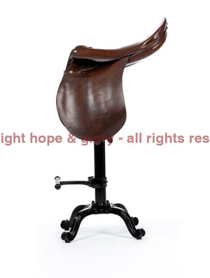 THE VINTAGE RIDING SADDLE BAR STOOL