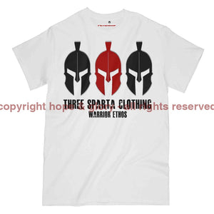 Three Sparta Warrior Ethos Dark OPS Military Printed T-Shirt