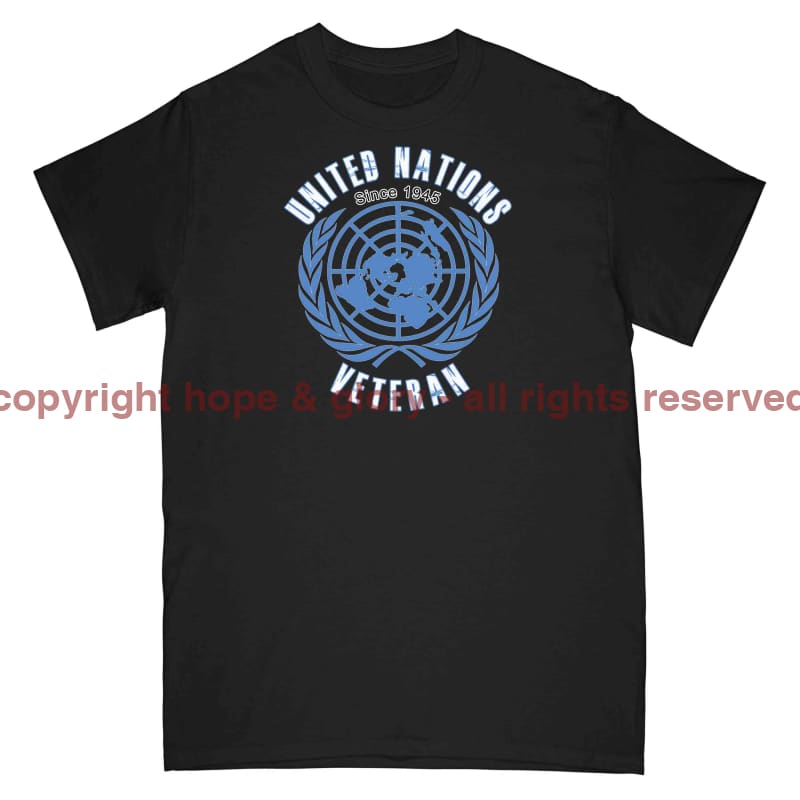 United Nations Veteran Printed T-Shirt