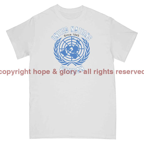 United Nations Veteran Printed T-Shirt