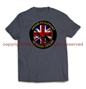 Veterans Lifeline Supporters Printed T-Shirt