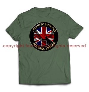 Veterans Lifeline Supporters Printed T-Shirt