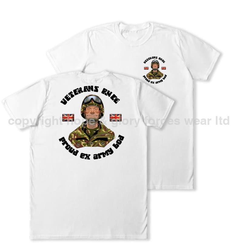 Veterans Rule 'Army Bod' Double Print T-Shirt