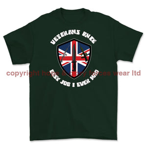 Veterans Rule 'Best Job Ever' Printed T-Shirt