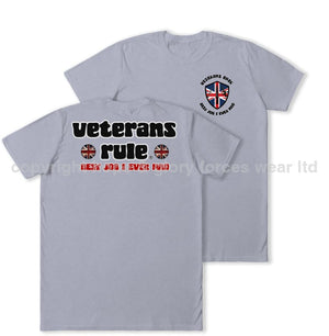 Veterans Rule - Best Job I Ever Had Double Print T-Shirt