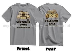 Veterans Rule Chally Tank Best Job I Ever Had Double Print T-Shirt