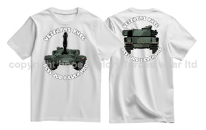 Veterans Rule Chieftain Tank Best Job I Ever Had Double Print T-Shirt