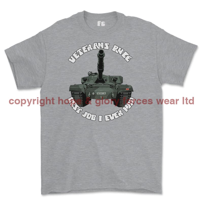 Veterans Rule 'CHIEFTAIN TANKIE' Printed T-Shirt