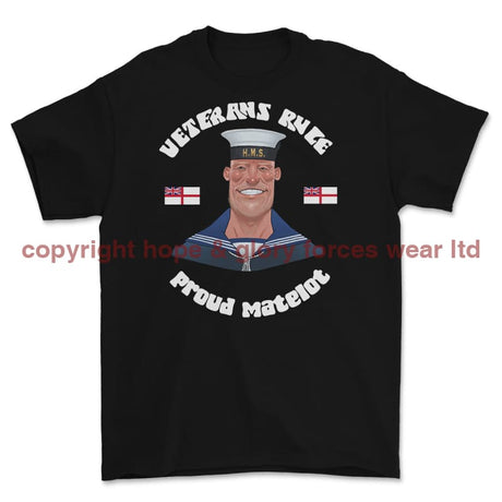 Veterans Rule 'Proud Matelot' Printed T-Shirt