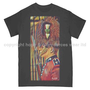 Welsh Guards Ceremonial On Parade Art Printed T-Shirt