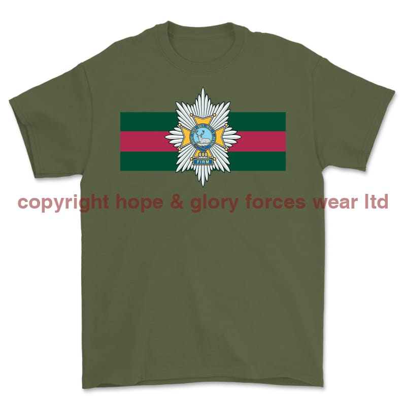 Worcestershire And Sherwood Foresters Printed T-Shirt