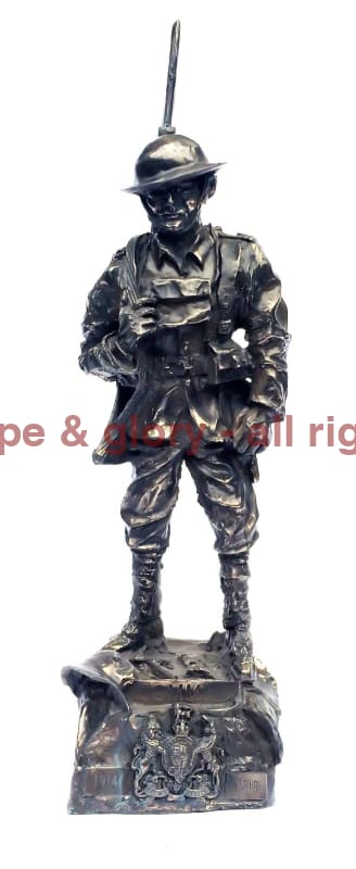 Military Statue - WW1 Tommy Cold Cast Bronze Military Statue Sculpture