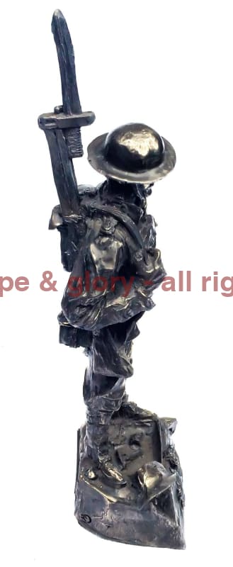 Military Statue - WW1 Tommy Cold Cast Bronze Military Statue Sculpture