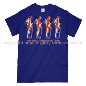 WW1 Union Flag Tommy Printed T-Shirt