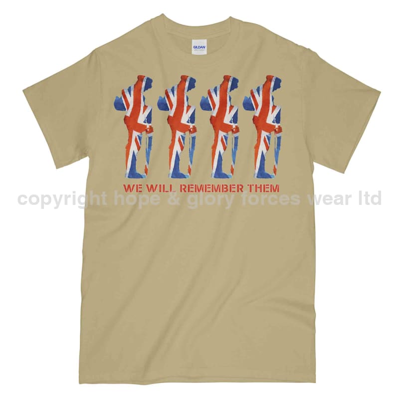 WW1 Union Flag Tommy Printed T-Shirt