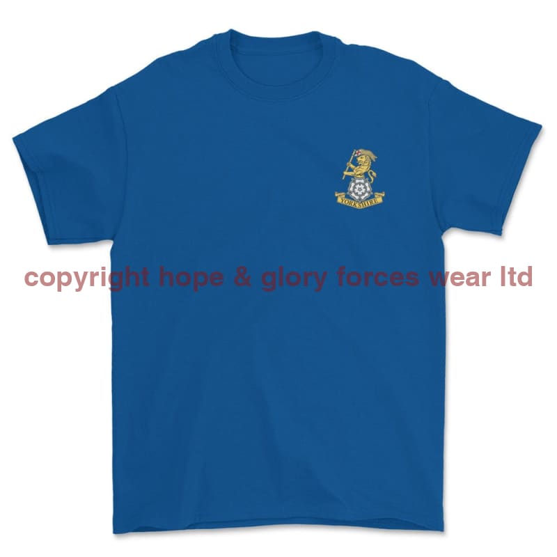 Yorkshire Regiment Embroidered or Printed T-Shirt