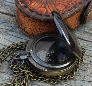 ANCHOR POCKET COMPASS WITH BAG