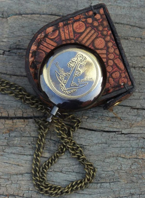 ANCHOR POCKET COMPASS WITH BAG