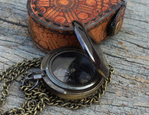 ANCHOR POCKET COMPASS WITH BAG