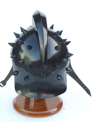 MAXIMUS GLADIATOR ROMAN LEGION HELMET IN BLACK