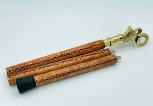 MOUNTAIN GOAT LEATHER WALKING STICK