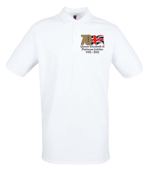 The Queen's Platinum Jubilee 2022 Embroidered Polo Shirt