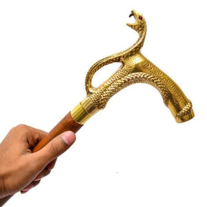 SNAKE HEAD WALKING CANE