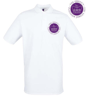 Official Queen's Platinum Jubilee 2022 Embroidered Polo Shirt