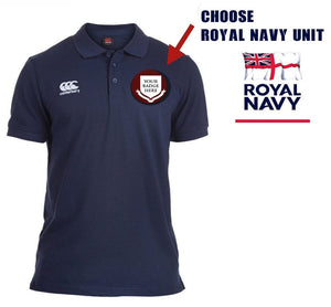 Royal Navy Units Canterbury Pique Polo Shirt