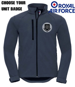 ROYAL AIR FORCE UNITS Embroidered 3 Layer Softshell Jacket