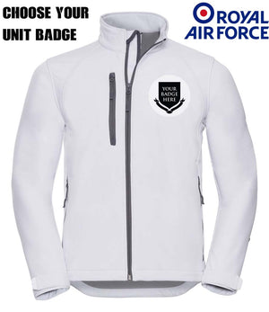 ROYAL AIR FORCE UNITS Embroidered 3 Layer Softshell Jacket