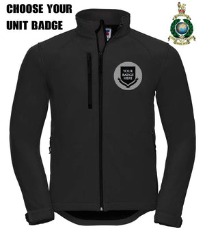 ROYAL MARINES UNITS Embroidered 3 Layer Softshell Jacket