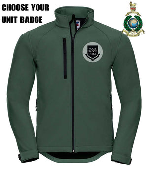 ROYAL MARINES UNITS Embroidered 3 Layer Softshell Jacket