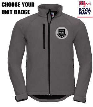 ROYAL NAVY UNITS Embroidered 3 Layer Softshell Jacket