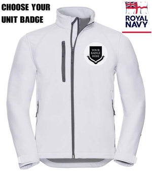 ROYAL NAVY UNITS Embroidered 3 Layer Softshell Jacket