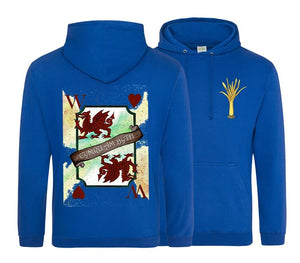 Wales Forever Playing Card Art Double Side Printed Hoodie